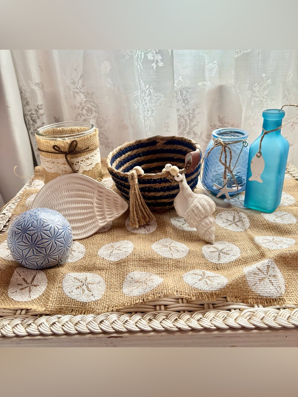 Nautical Blue Decorative Ite s - Coastal Home Accent